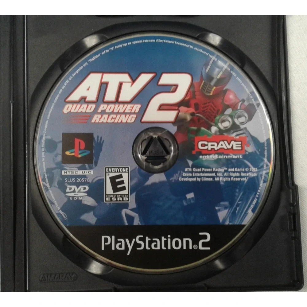 ATV Quad Power Racing 2 - Sony Playstation 2 (PS2) Video Game